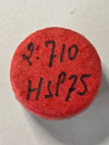 Lot de 3 ancres d'échappement d'origine garnies de leurs palettes en rubis (Réf. ISO 710) - HS (H. Sandoz & Fils / Henschoz SA) - HSP 75 (HS 75) / Réf. 710