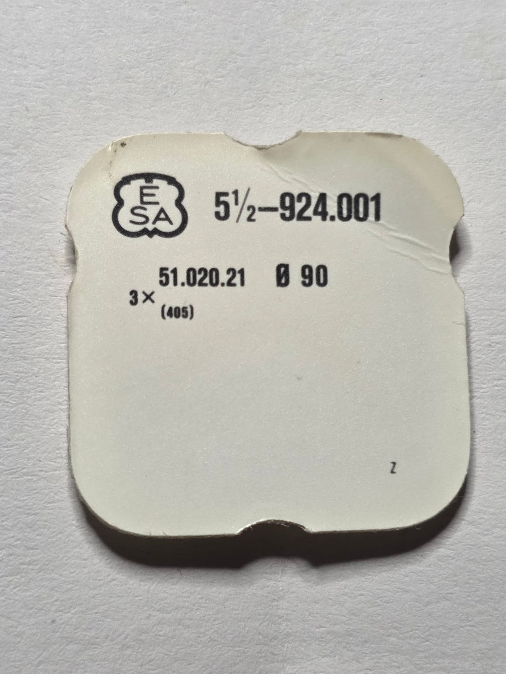 [AM141] ESA / Ébauches SA - ESA 924.001 / Réf. 51.020.21 (405)