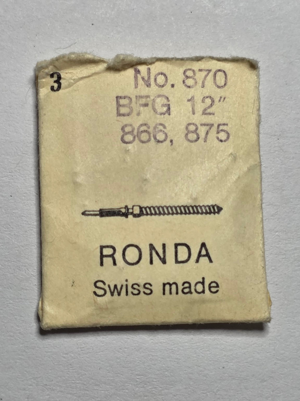 [AM167] RONDA / BFG (Baumgartner) - BFG 866 / 875 (Ronda 870)