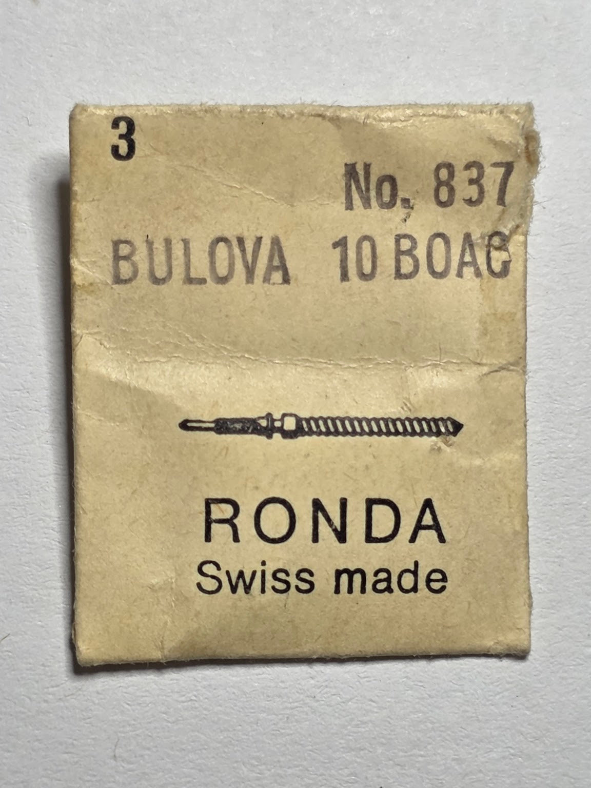 [AM168] RONDA / Bulova - Bulova 10 BOAC (Ronda 837)