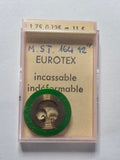 [AM203] M.S.T. (Roamer) / EUROTEX - M.S.T. 164 12''' - Lot de 2 ressorts moteurs incassables EUROTEX (1,75 x 0,135 x ø 11,5 - N° 295 / N° 3)
