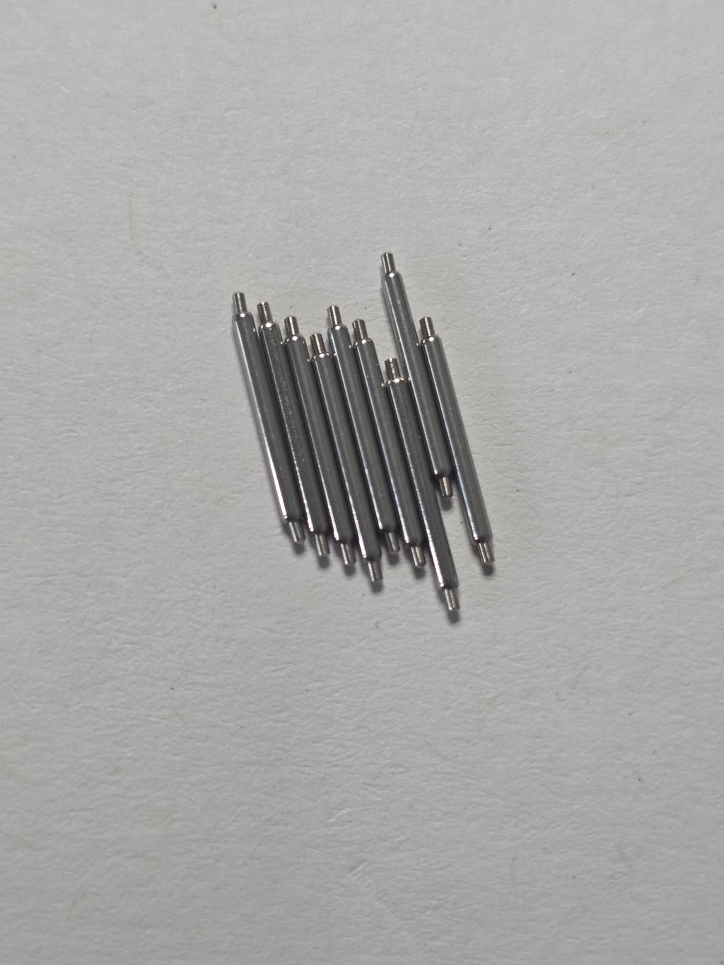 [AM211] Générique Horlogerie / Boley - Lot de 9 barrettes à ressort INOX sans collerette Boley (10 mm / Ø 1.0 mm - C/16)