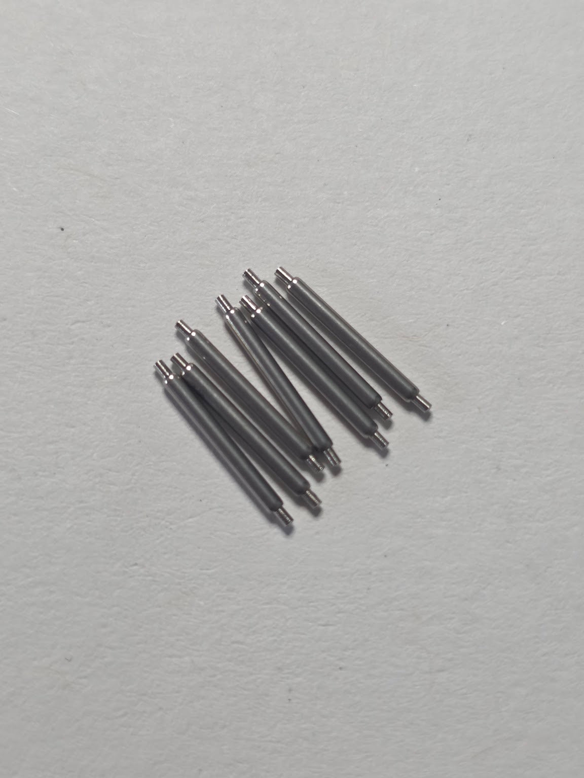 [AM212] Générique Horlogerie / Boley - Lot de 7 barrettes à ressort INOX sans collerette Boley (9 mm / Ø 1.0 mm - C/16)