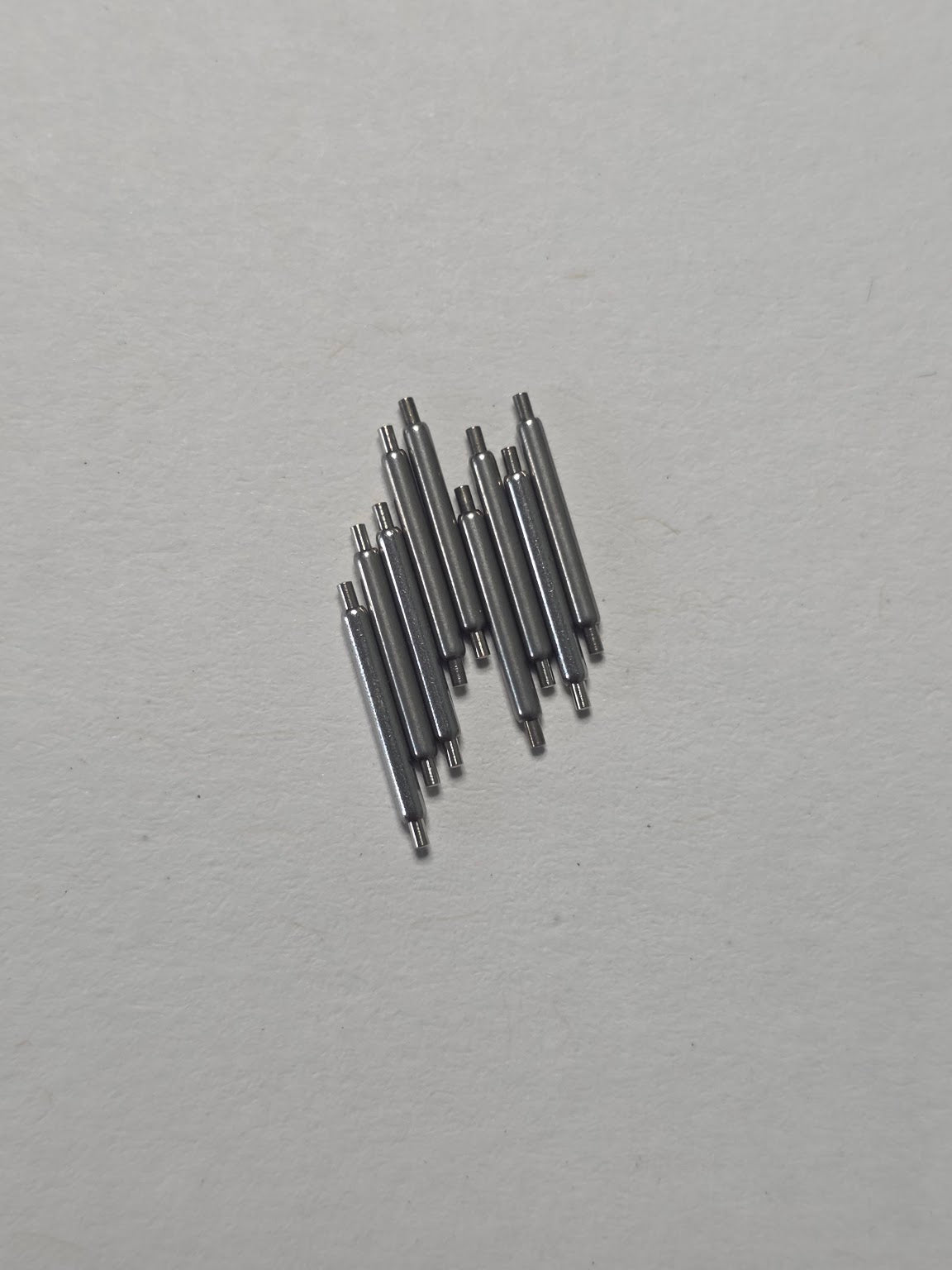 [AM213] Générique Horlogerie / Boley - Lot de 9 barrettes à ressort INOX sans collerette Boley (8 mm / Ø 1.0 mm - C/16)