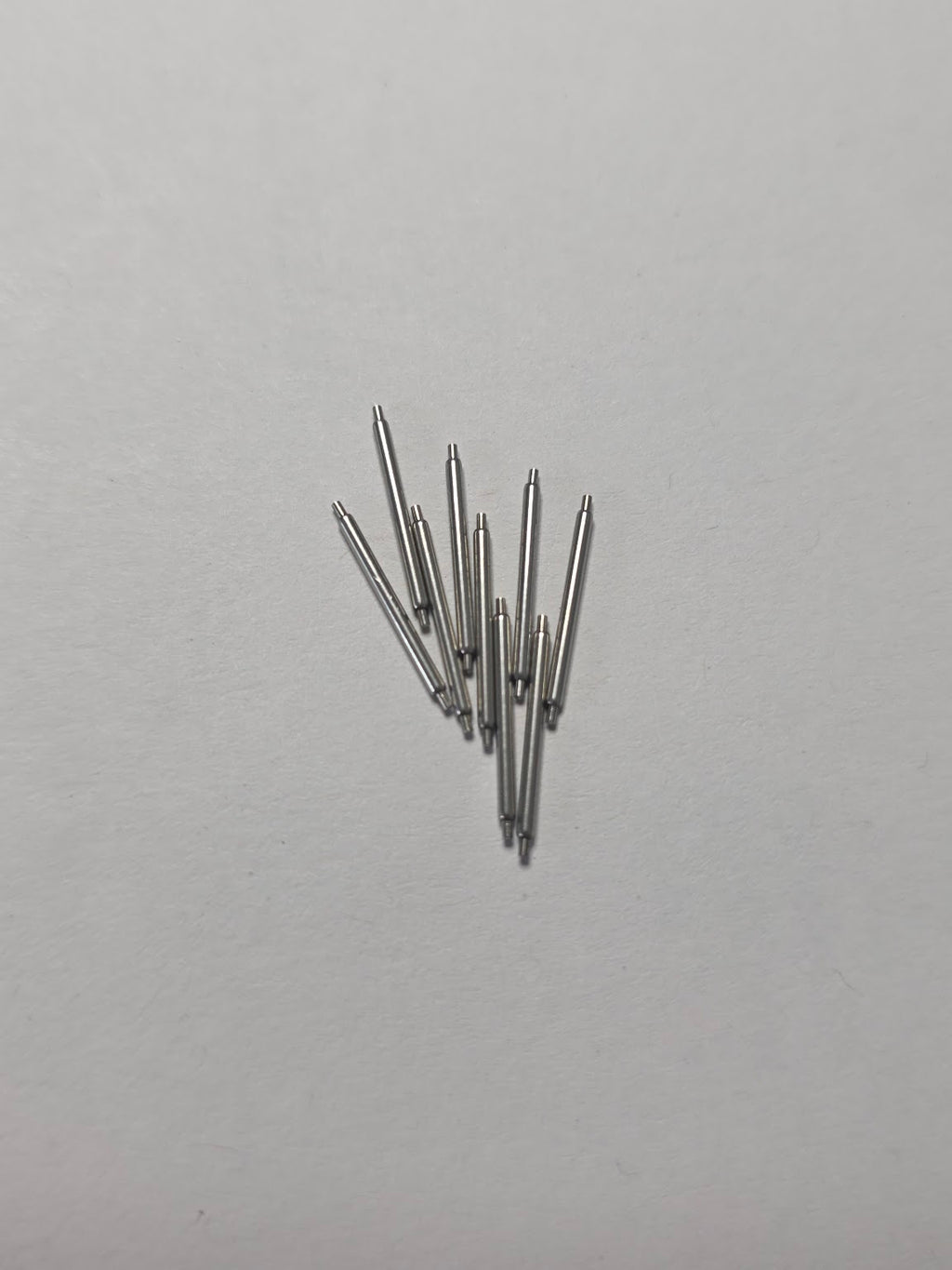 [AM214] Générique Horlogerie / Boley - Lot de 9 barrettes à ressort INOX sans collerette Boley (12 mm / Ø 1.0 mm - C/16)