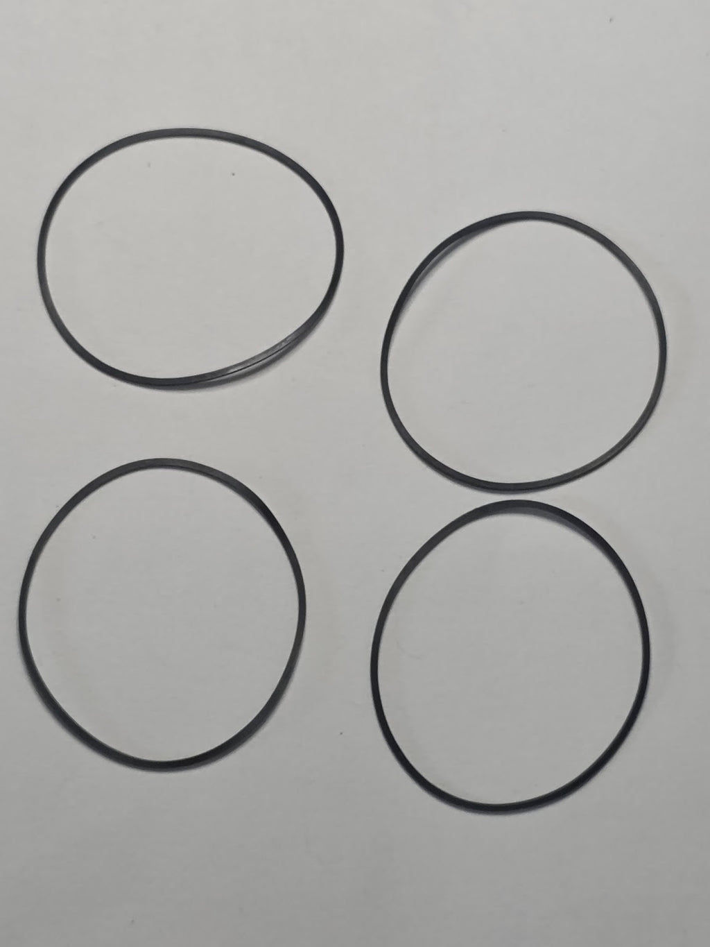[AM221] Bergeon - Bergeon 6630 D (N° 27) - Lot de 4 joints plats caoutchouc (D2 29.50 mm / D1 31.00 mm)