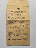 [AM228] Movado - Movado Cal. 425 - 427 - Assortiment de fournitures (3x Roues d'armage Réf. 1480/1481 + 1x Cliquet Réf. 1428)