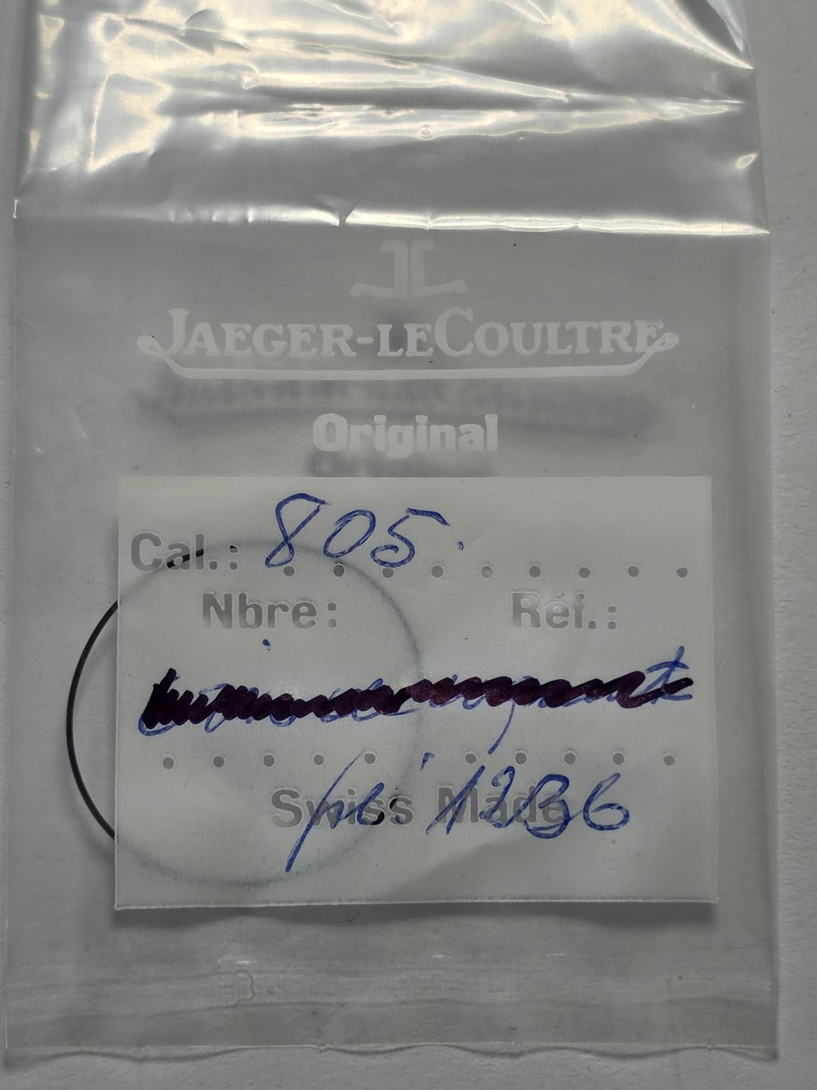 [AM232] Jaeger-LeCoultre - Jaeger-LeCoultre Cal. 805 - Joint de fond de boîtier / lunette