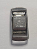 [AM244] FBC (Félix-Barret & Cie) - Fermoir / Clapet réglable à pince acier FBC (Poinçon FBC / ACIER INOX DEPOSÉ SWISS)