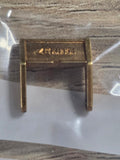 [AM254] Zenith - Corps de boucle ardillon Zenith dorée vintage - Sans ardillon (Gravure ZENITH & PLAQUÉ G 10 MICRONS)