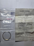 Verre de montre avec anneau/cerclage - Longines - 890/1601/PLAQUE