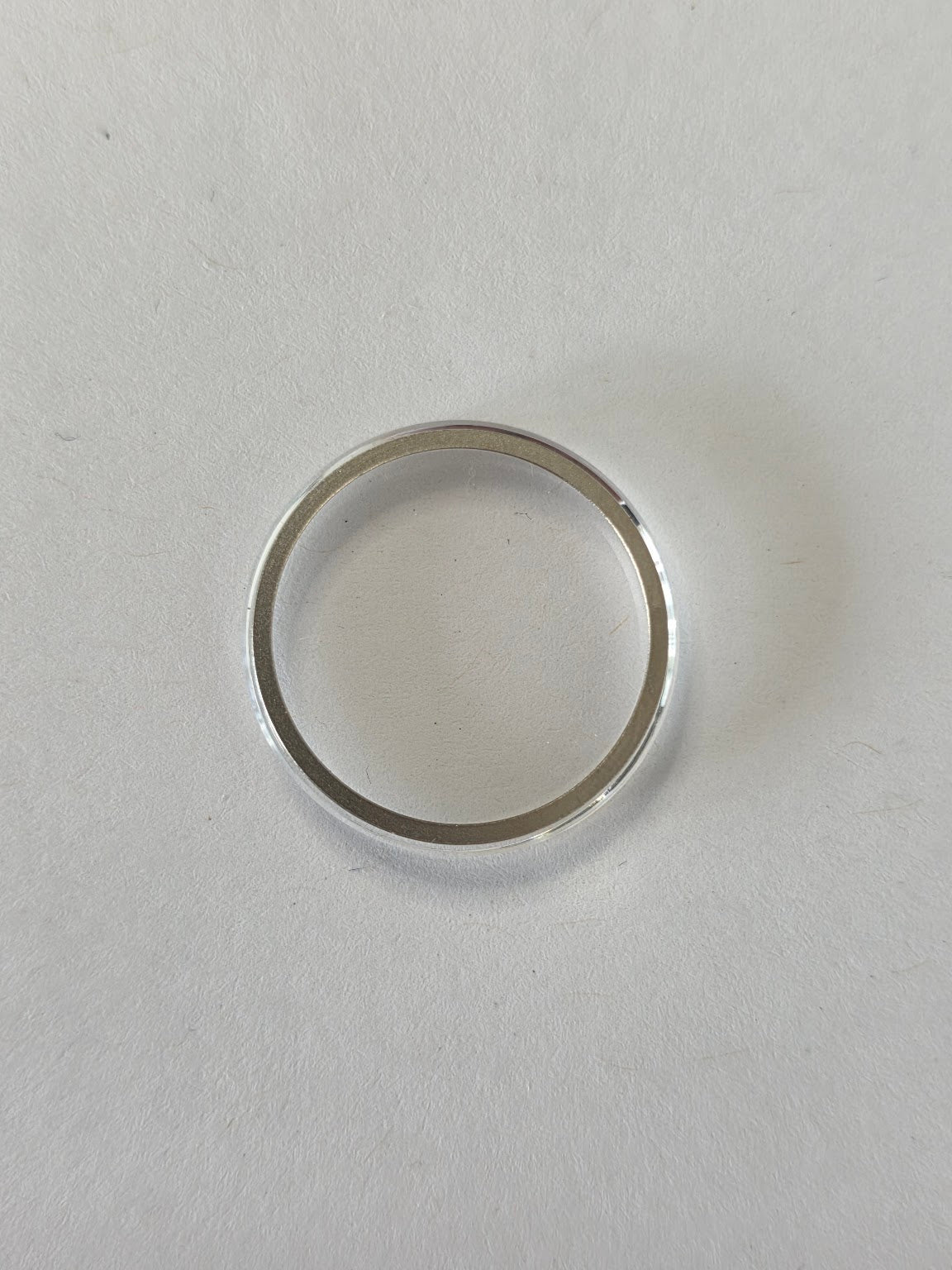 Glace armée (Plexi avec bague de tension argentée) - Zenith - C130 N82